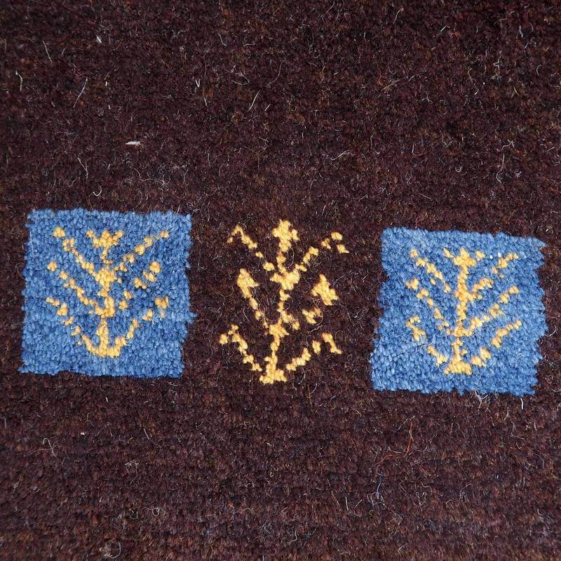 【オーダーメイド受付中】イラン　シラーズ産　ギャッベ 　（br-70279）