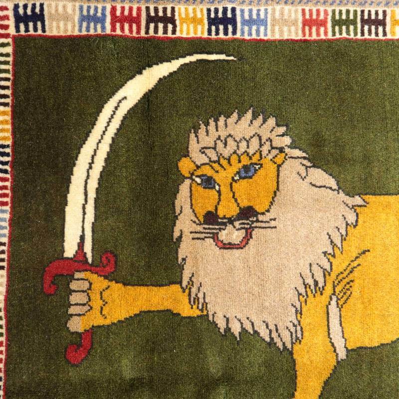 【セミオーダー受付中】  サイズ変更OK　カラー変更OK イラン　シラーズ産　ギャッベ 　（bs-10035）