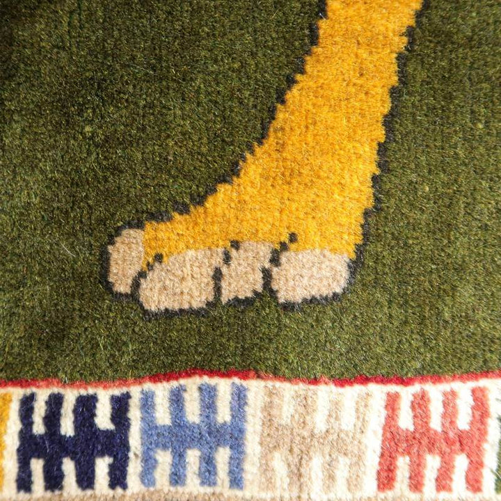 【セミオーダー受付中】  サイズ変更OK　カラー変更OK イラン　シラーズ産　ギャッベ 　（bs-10035）