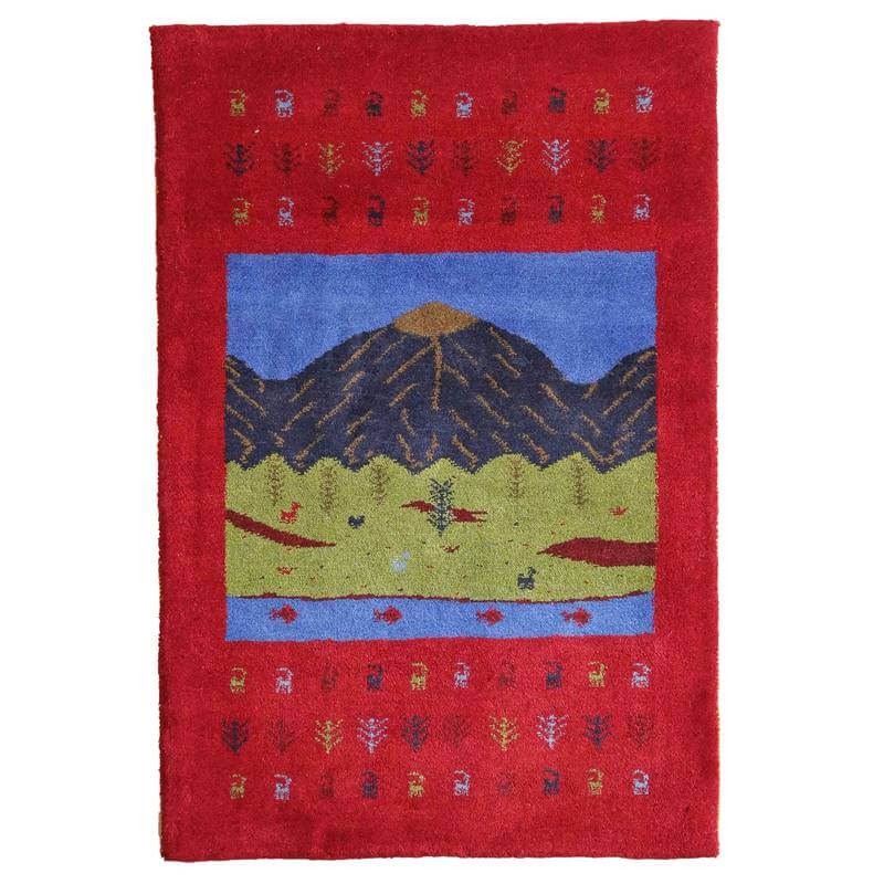 Summer SALE ペルシャ絨毯　ギャッベ　新品 85x57 cm ギャッベ – ペルシャ絨毯専門店 ペルシャンパトリス