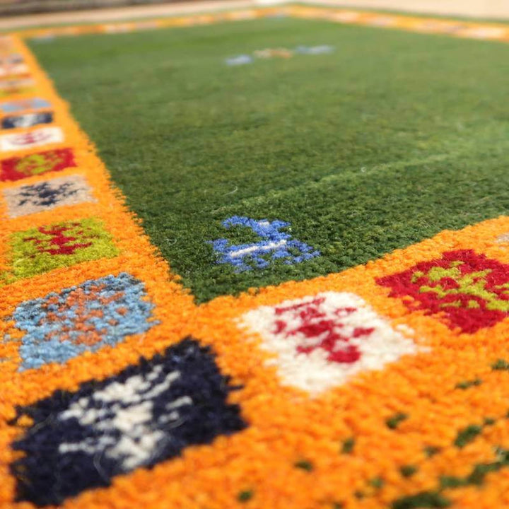 【オーダーメイド受付中】イラン　シラーズ産　ギャッベ 　（bs-10193）