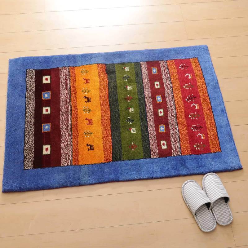 【オーダーメイド受付中】イラン　シラーズ産　ギャッベ 　（bs-10197）