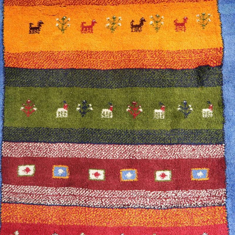 【オーダーメイド受付中】イラン　シラーズ産　ギャッベ 　（bs-10197）