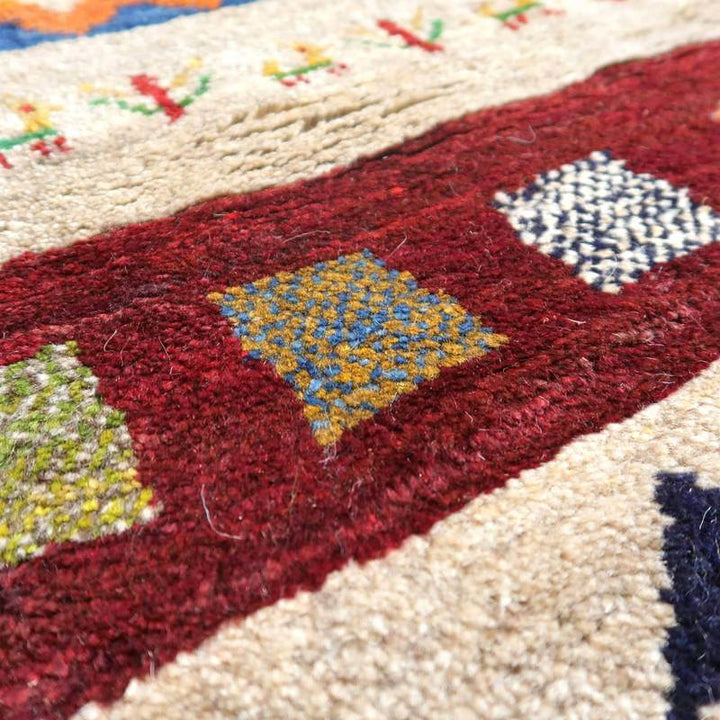 【オーダーメイド受付中】イラン　シラーズ産　ギャッベ 　（bs-10205）