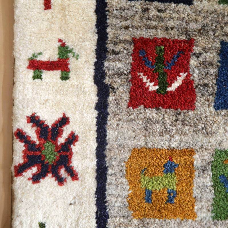 【オーダーメイド受付中】イラン　シラーズ産　ギャッベ 　（bs-10604）