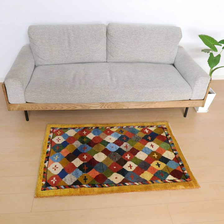 【オーダーメイド受付中】イラン　シラーズ産　ギャッベ 　（bs-10614）