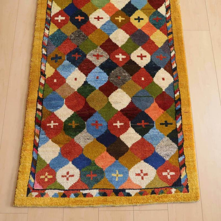 【オーダーメイド受付中】イラン　シラーズ産　ギャッベ 　（bs-10614）