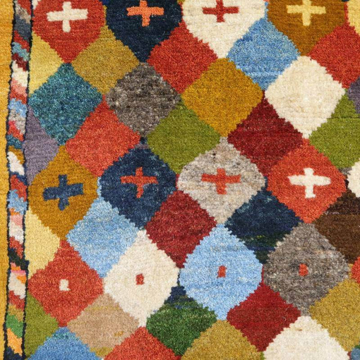 【オーダーメイド受付中】イラン　シラーズ産　ギャッベ 　（bs-10614）