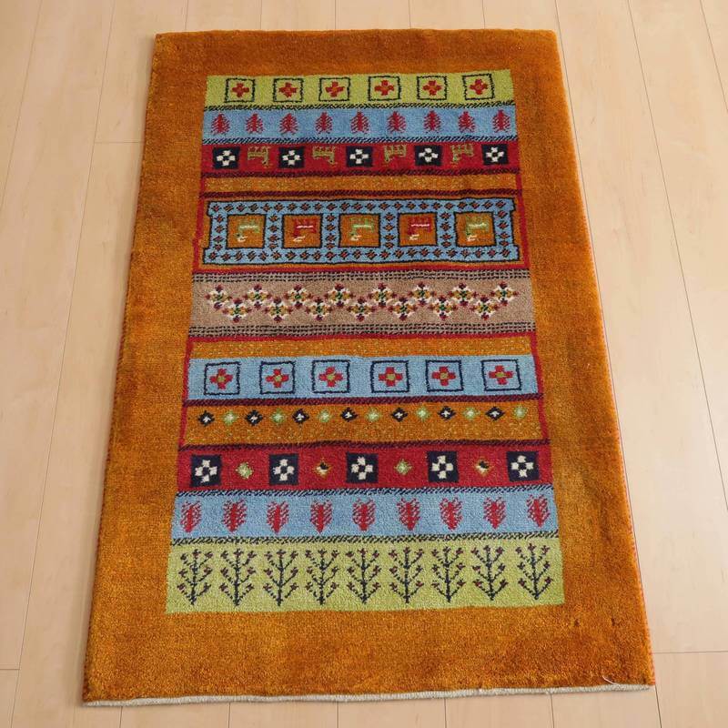 【オーダーメイド受付中】イラン　シラーズ産　ギャッベ 　（bs-10616）