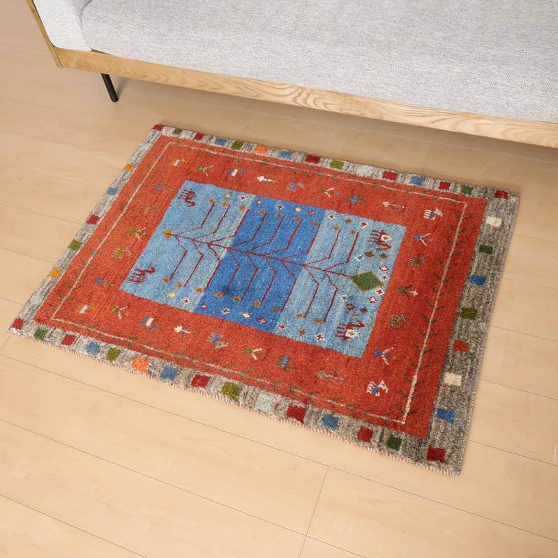 【オーダーメイド受付中】イラン　シラーズ産　ギャッベ 　（bs-10618）