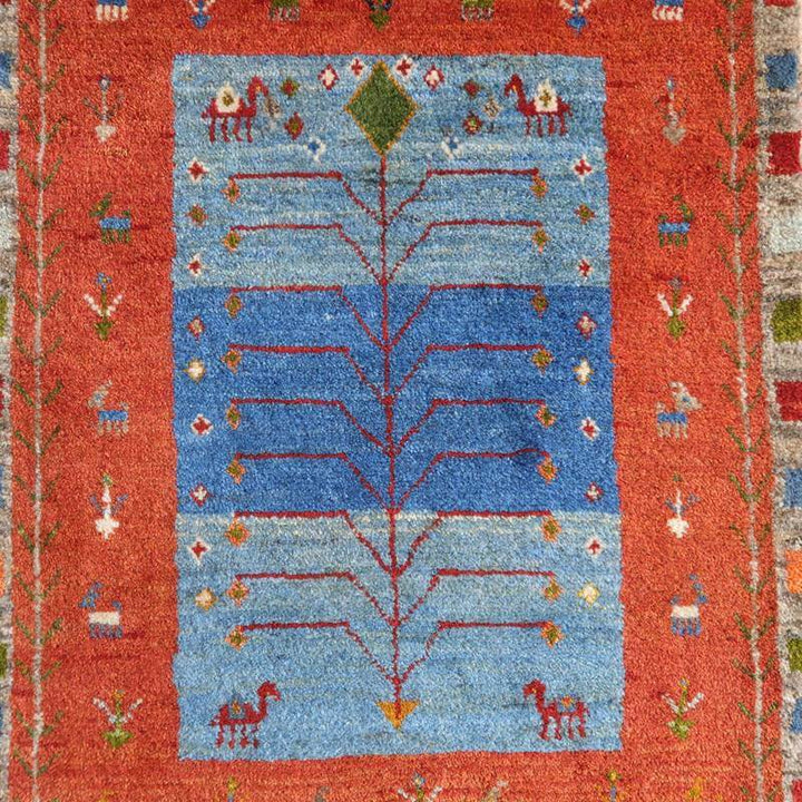 【オーダーメイド受付中】イラン　シラーズ産　ギャッベ 　（bs-10618）