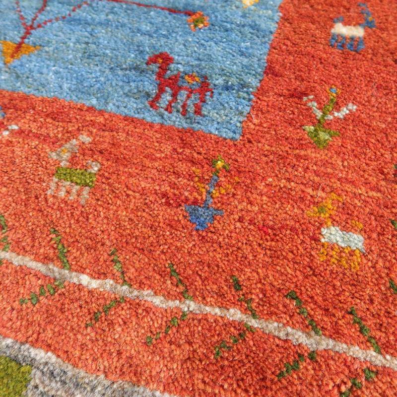 【オーダーメイド受付中】イラン　シラーズ産　ギャッベ 　（bs-10618）