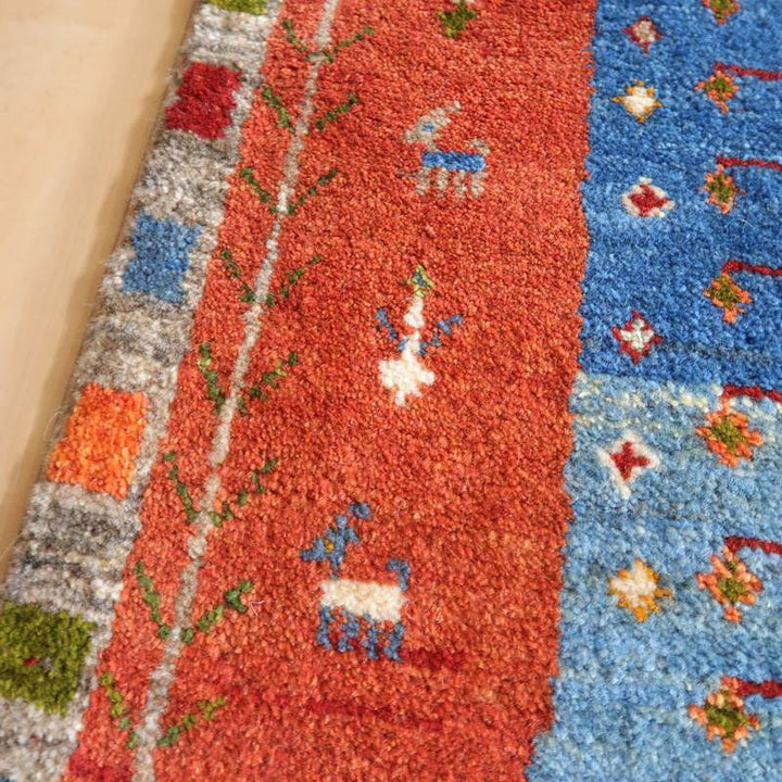 【オーダーメイド受付中】イラン　シラーズ産　ギャッベ 　（bs-10618）