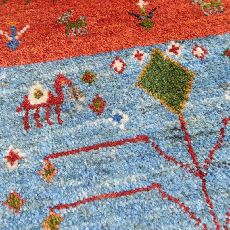 【オーダーメイド受付中】イラン　シラーズ産　ギャッベ 　（bs-10618）