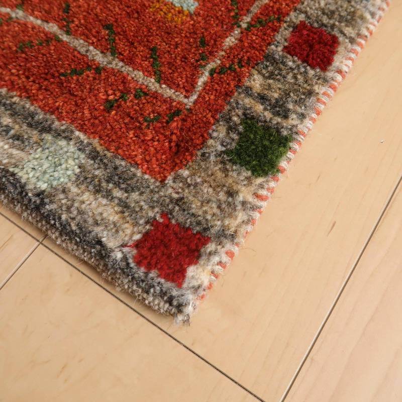 【オーダーメイド受付中】イラン　シラーズ産　ギャッベ 　（bs-10618）