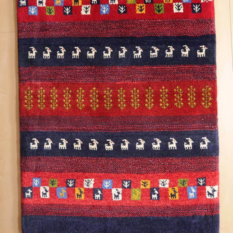 【オーダーメイド受付中】イラン　シラーズ産　ギャッベ 　（bs-10635）