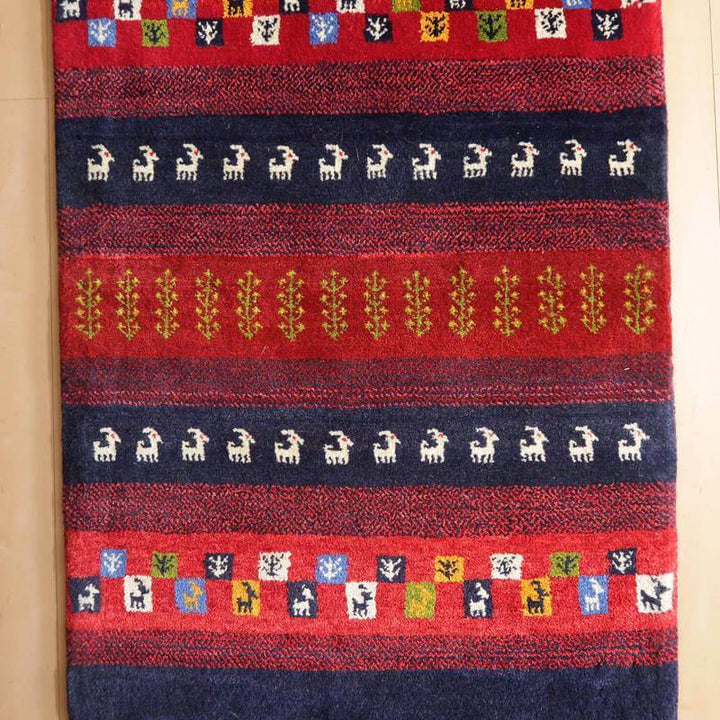 【オーダーメイド受付中】イラン　シラーズ産　ギャッベ 　（bs-10635）