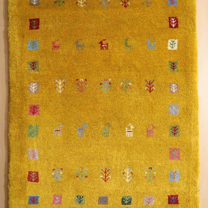 【オーダーメイド受付中】イラン　シラーズ産　ギャッベ 　（bs-10636）