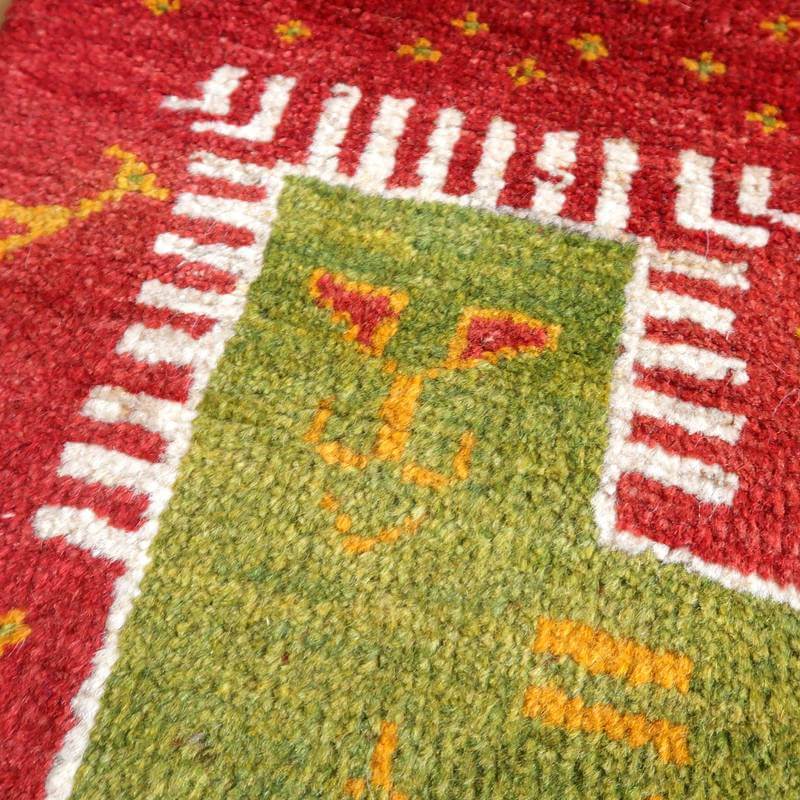 【セミオーダー受付中】  サイズ変更OK　カラー変更OK イラン　シラーズ産　ギャッベ 　（bs-10681）