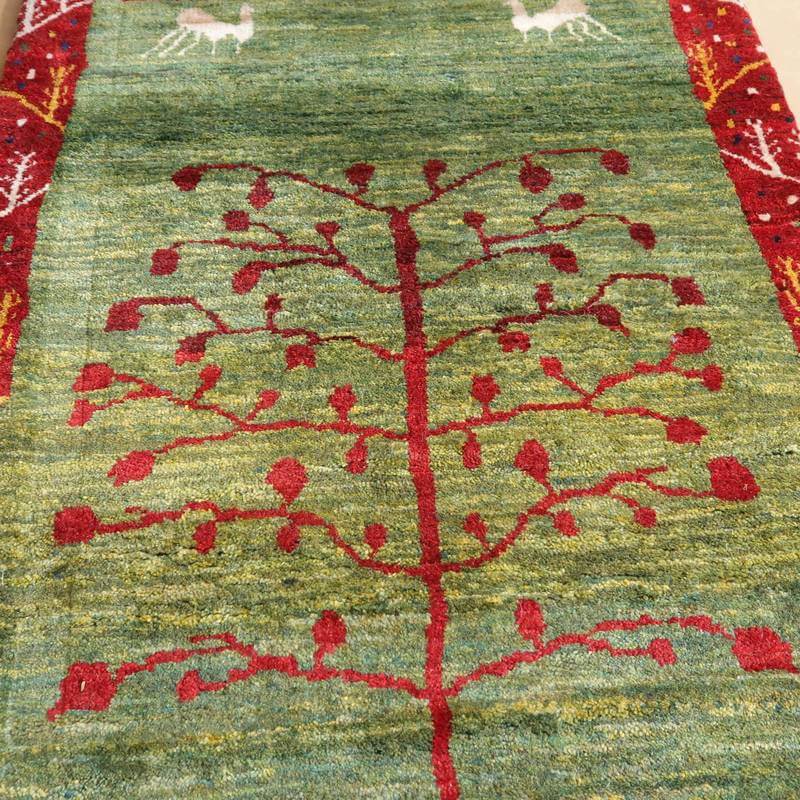 【オーダーメイド受付中】イラン　シラーズ産　ギャッベ 　（bs-10682）