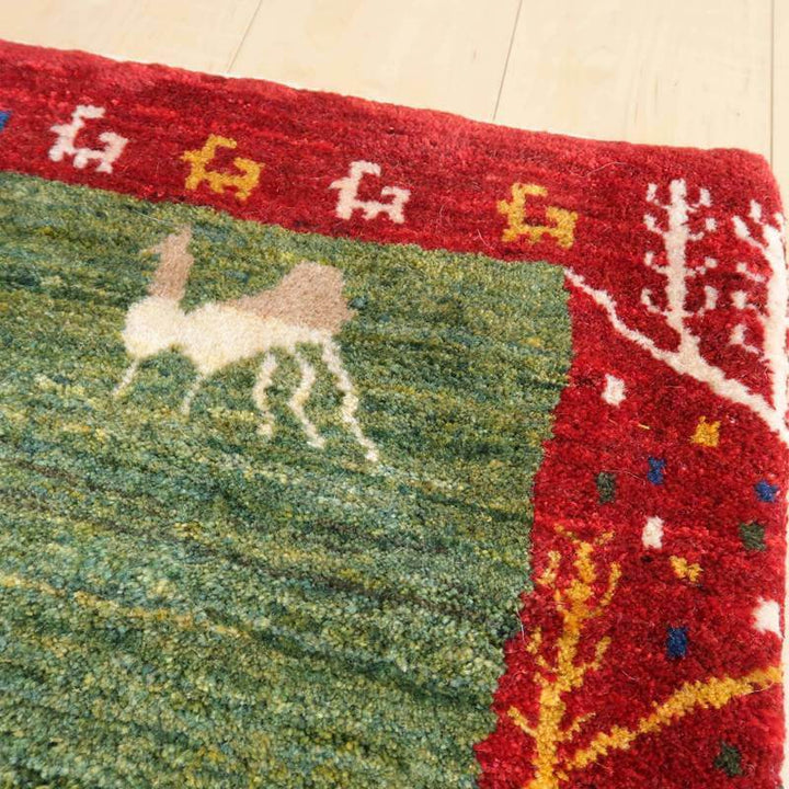 【オーダーメイド受付中】イラン　シラーズ産　ギャッベ 　（bs-10682）