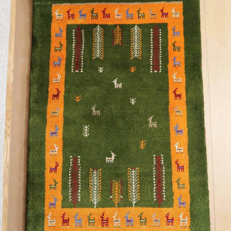 【オーダーメイド受付中】イラン　シラーズ産　ギャッベ 　（bs-10696）