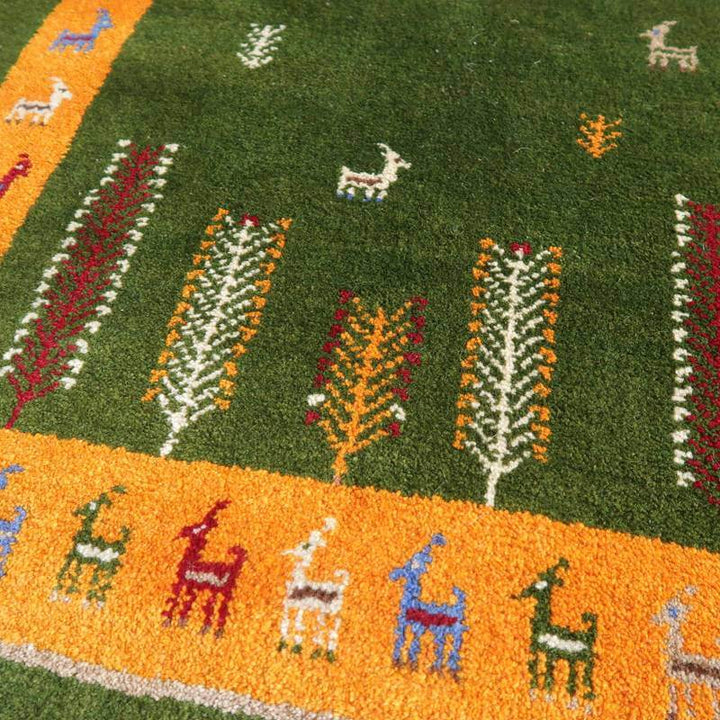 【オーダーメイド受付中】イラン　シラーズ産　ギャッベ 　（bs-10696）