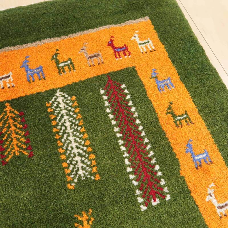 【オーダーメイド受付中】イラン　シラーズ産　ギャッベ 　（bs-10696）