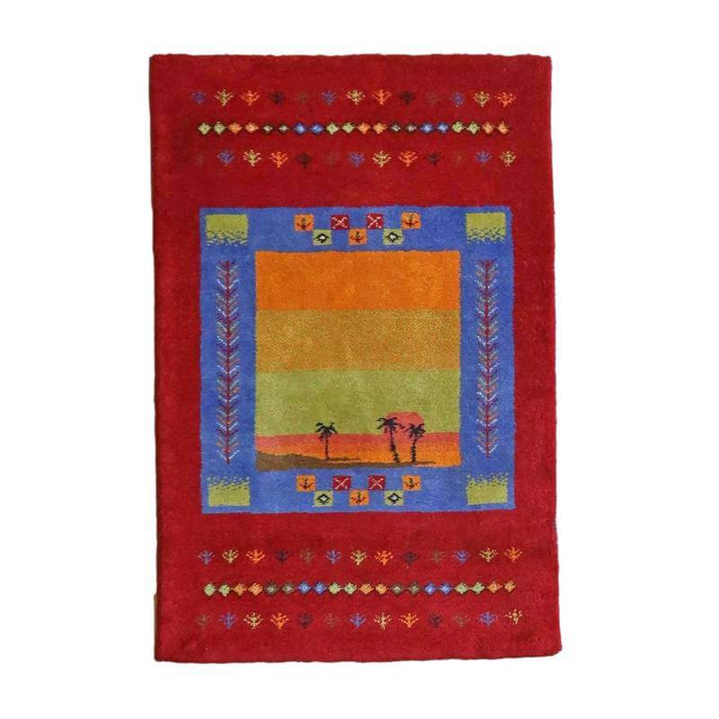 【オーダーメイド受付中】イラン　シラーズ産　ギャッベ 　（bs-10697）