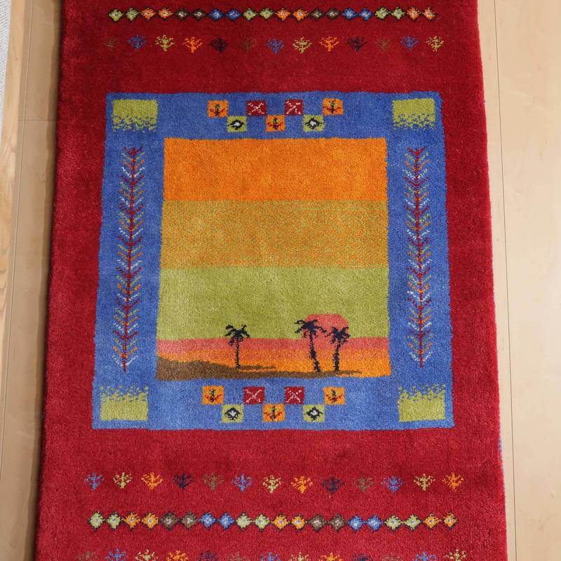 【オーダーメイド受付中】イラン　シラーズ産　ギャッベ 　（bs-10697）