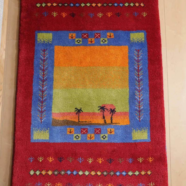 【オーダーメイド受付中】イラン　シラーズ産　ギャッベ 　（bs-10697）