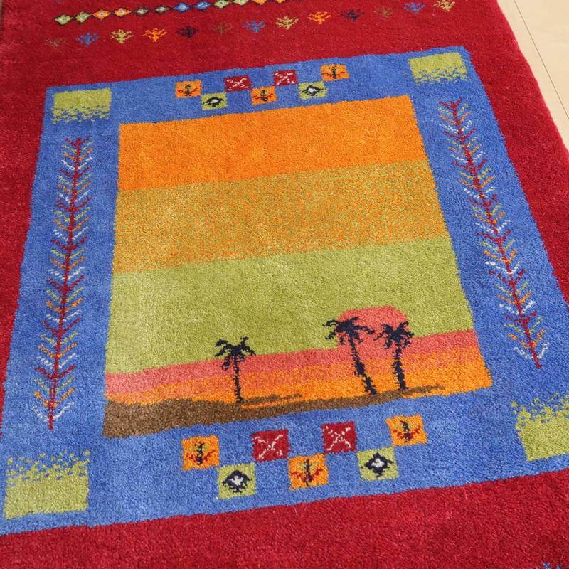 【オーダーメイド受付中】イラン　シラーズ産　ギャッベ 　（bs-10697）