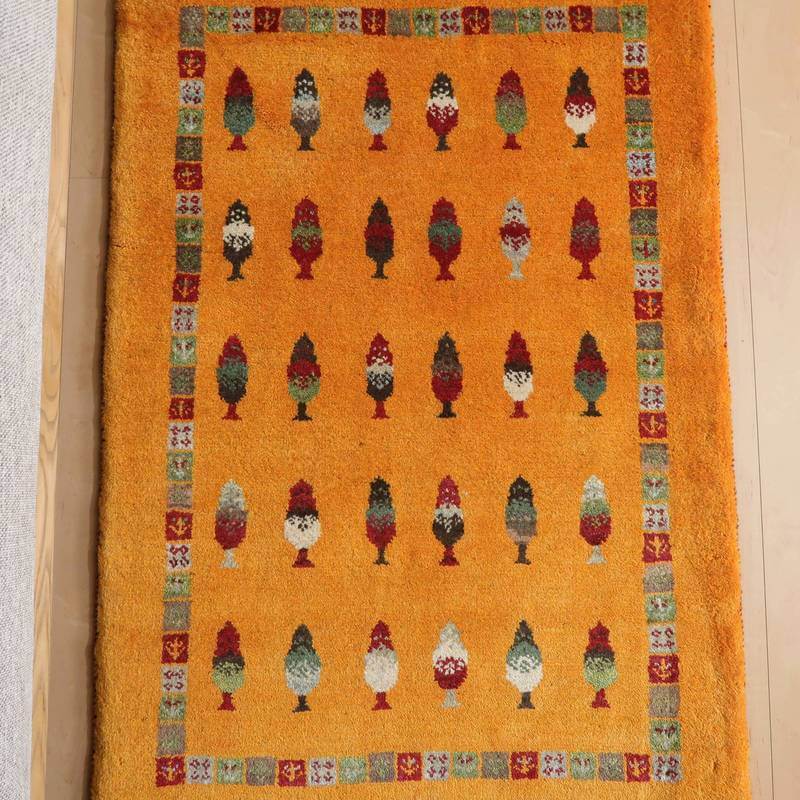 【オーダーメイド受付中】イラン　シラーズ産　ギャッベ 　（bs-10703）