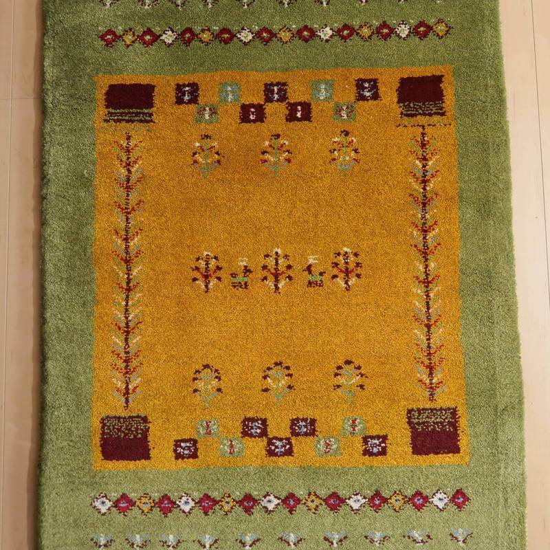 【セミオーダー受付中】  サイズ変更OK　カラー変更OK イラン　シラーズ産　ギャッベ 　（bs-10707）