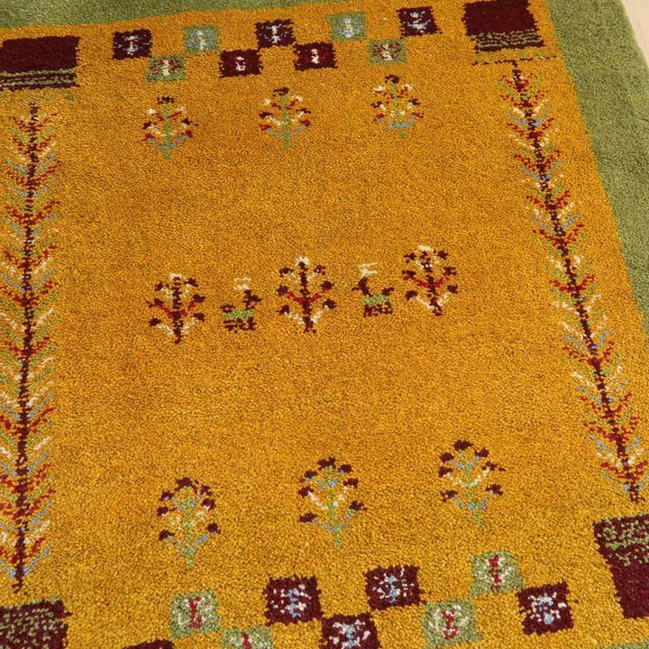 【セミオーダー受付中】  サイズ変更OK　カラー変更OK イラン　シラーズ産　ギャッベ 　（bs-10707）