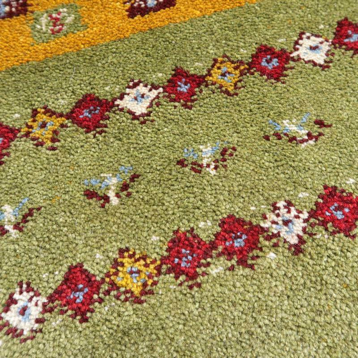 【セミオーダー受付中】  サイズ変更OK　カラー変更OK イラン　シラーズ産　ギャッベ 　（bs-10707）