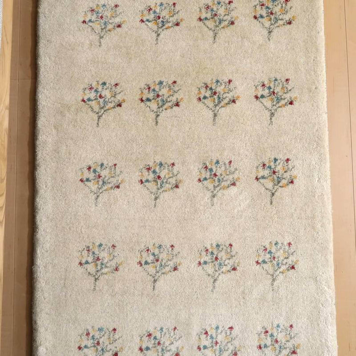 【セミオーダー受付中】  サイズ変更OK　カラー変更OK イラン　シラーズ産　ギャッベ 　（bs-10708）