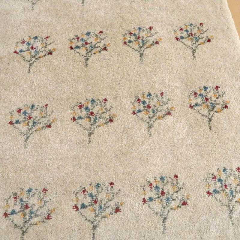 【セミオーダー受付中】  サイズ変更OK　カラー変更OK イラン　シラーズ産　ギャッベ 　（bs-10708）