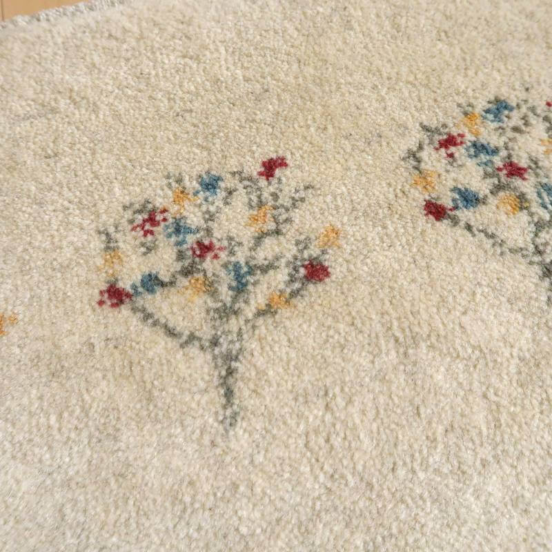 【セミオーダー受付中】  サイズ変更OK　カラー変更OK イラン　シラーズ産　ギャッベ 　（bs-10708）