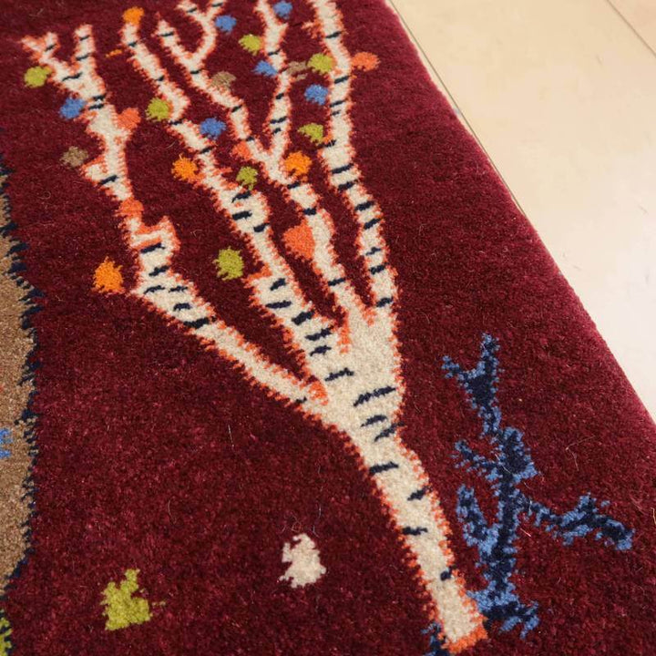 【オーダーメイド受付中】イラン　シラーズ産　ギャッベ 　（bs-10710）