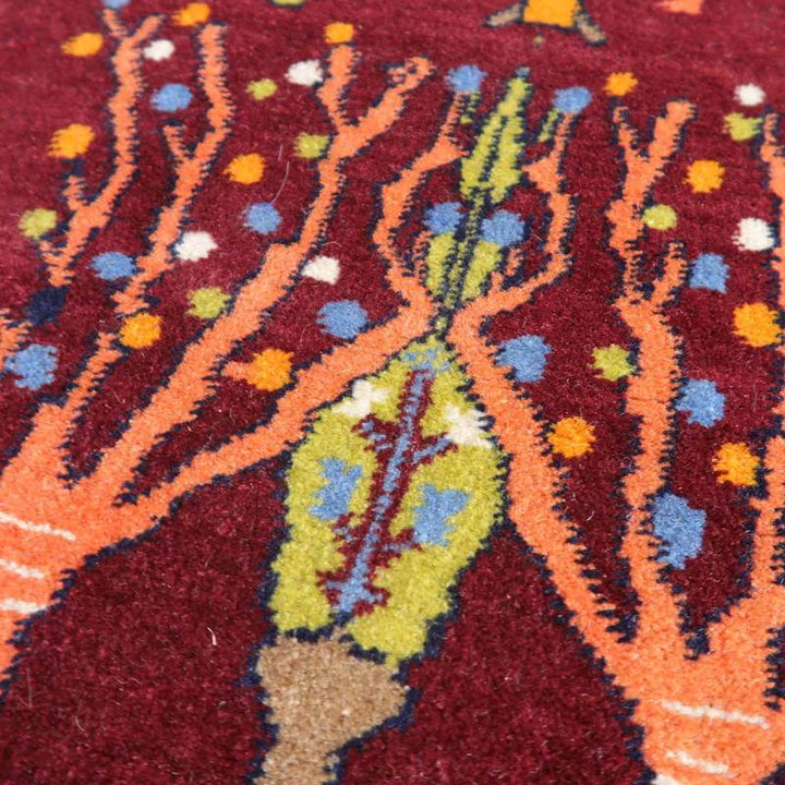 【オーダーメイド受付中】イラン　シラーズ産　ギャッベ 　（bs-10710）