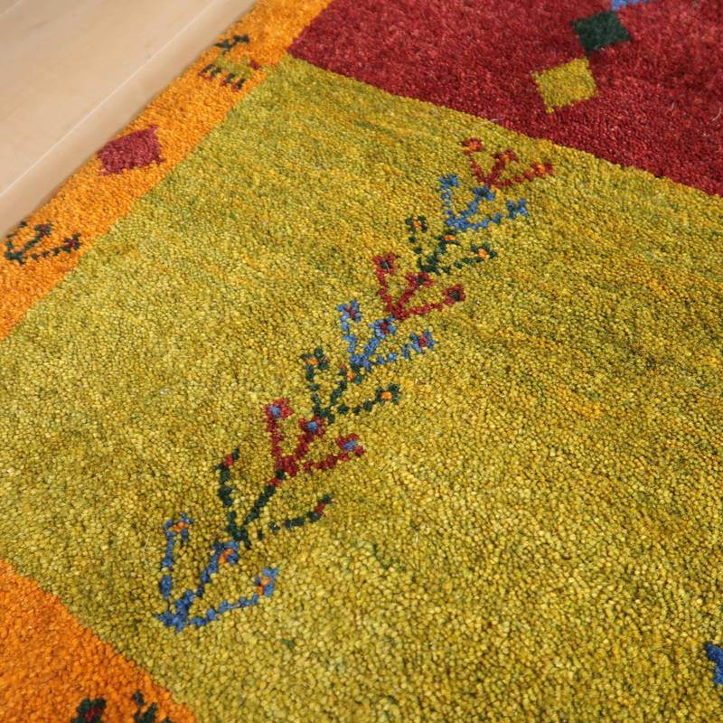 【オーダーメイド受付中】イラン　シラーズ産　ギャッベ 　（bs-10711）