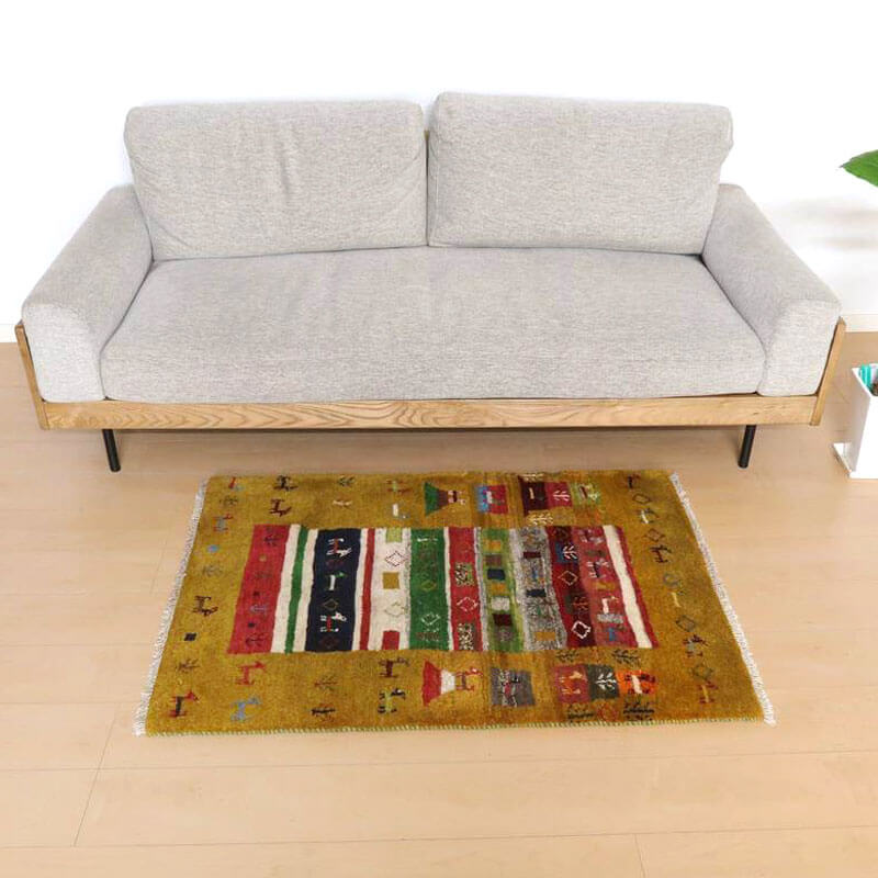 【オーダーメイド受付中】イラン　シラーズ産　ギャッベ 　（bs-10714）