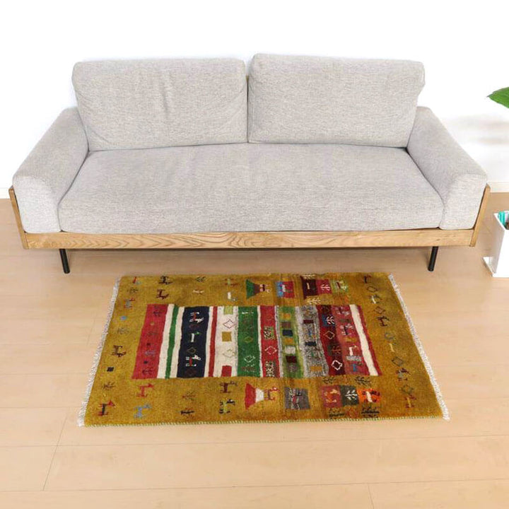 【オーダーメイド受付中】イラン　シラーズ産　ギャッベ 　（bs-10714）