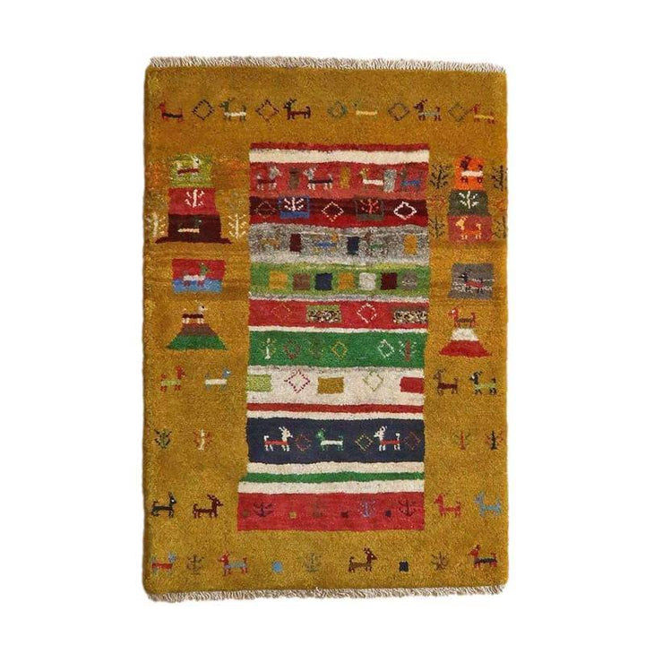 【オーダーメイド受付中】イラン　シラーズ産　ギャッベ 　（bs-10714）