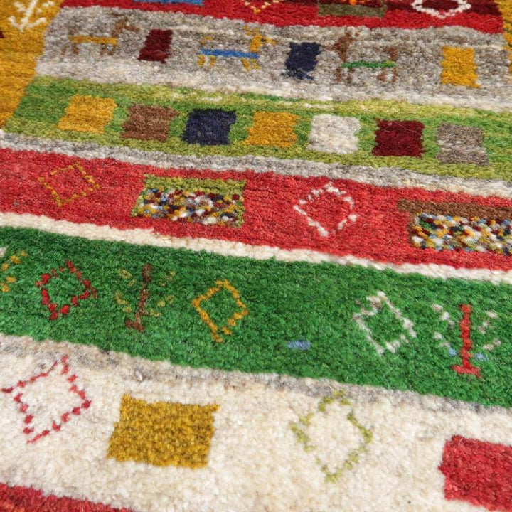 【オーダーメイド受付中】イラン　シラーズ産　ギャッベ 　（bs-10714）