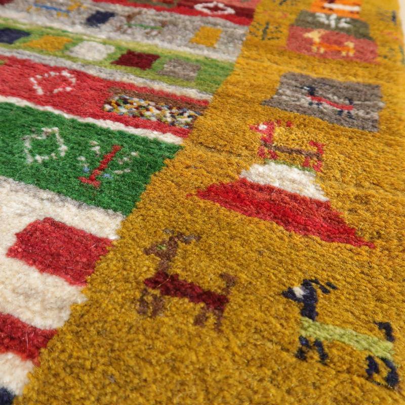 【オーダーメイド受付中】イラン　シラーズ産　ギャッベ 　（bs-10714）