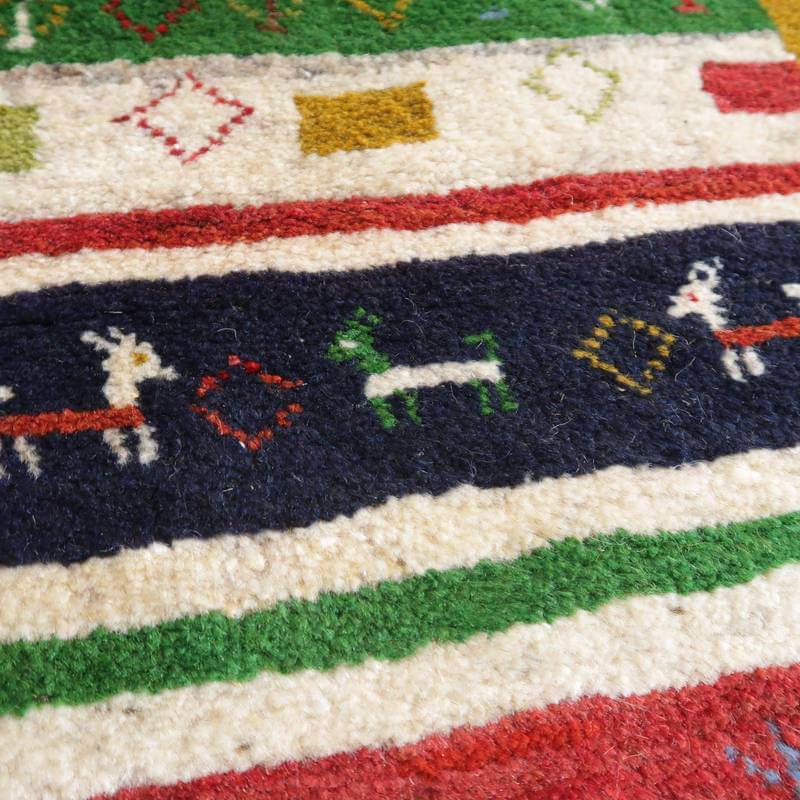 【オーダーメイド受付中】イラン　シラーズ産　ギャッベ 　（bs-10714）