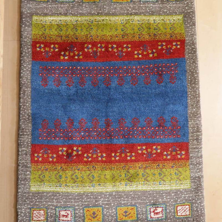 【オーダーメイド受付中】イラン　シラーズ産　ギャッベ 　（bs-10716）