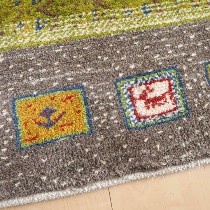 【オーダーメイド受付中】イラン　シラーズ産　ギャッベ 　（bs-10716）